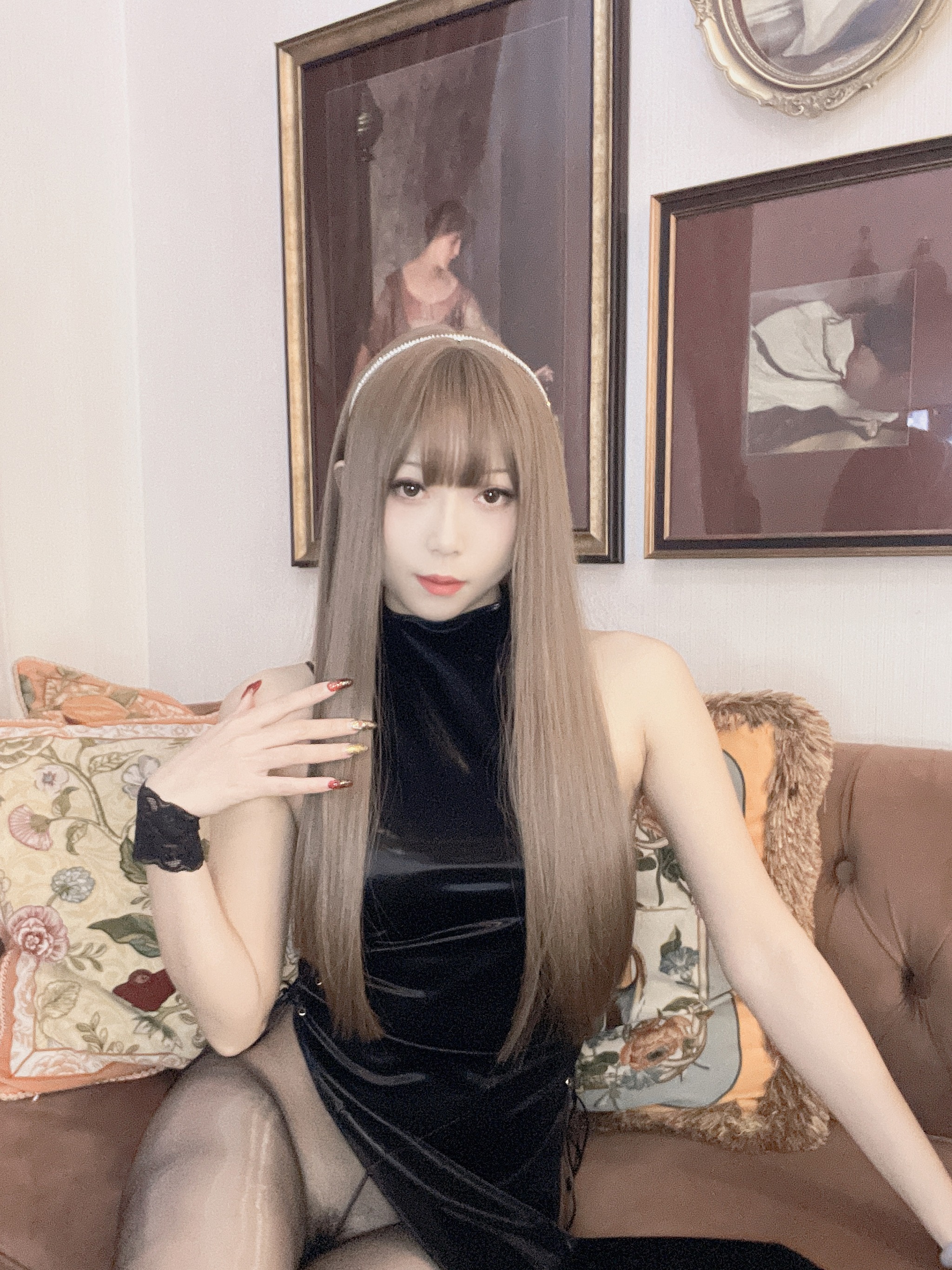 Money冷冷 - NO.042 绑带旗袍裙[64P]-XikXak